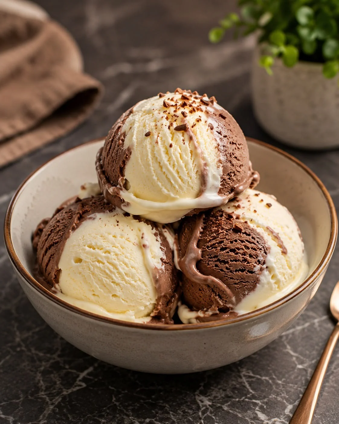 Coupe chocolatée généreuse et gourmande